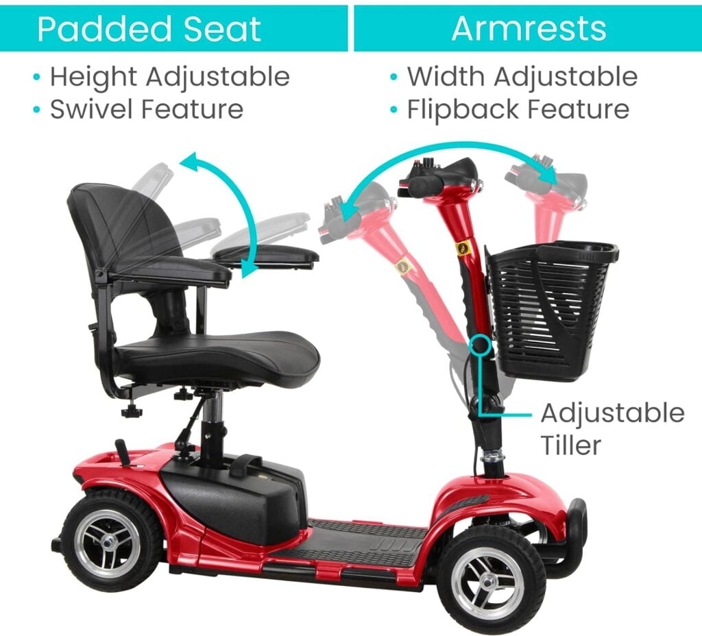 comfort motorized scooter for elderly